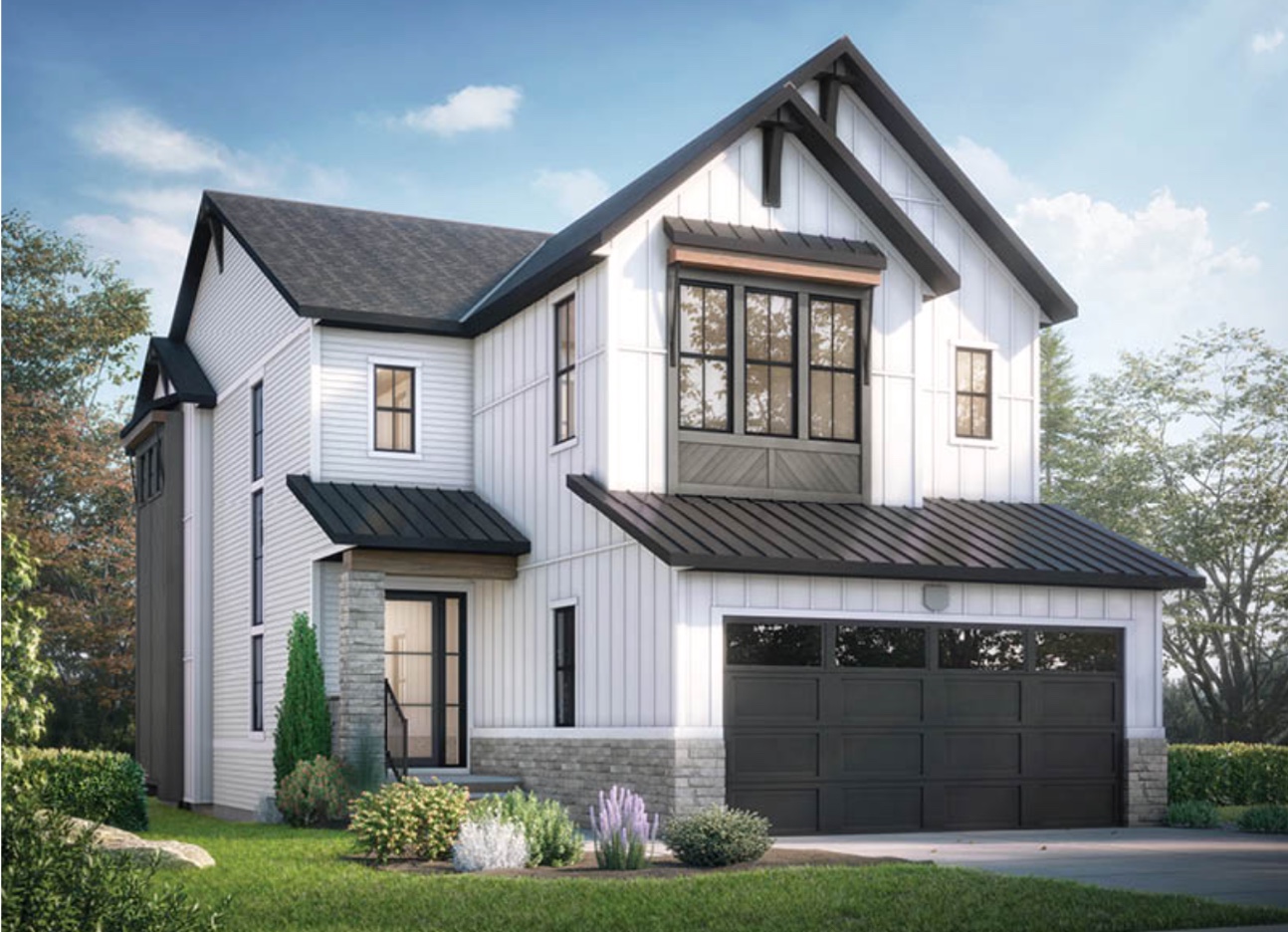 A new build home in the Calgary area